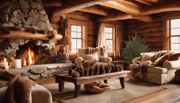 Apportez une touche rustique à votre chalet avec des pommes de pin
