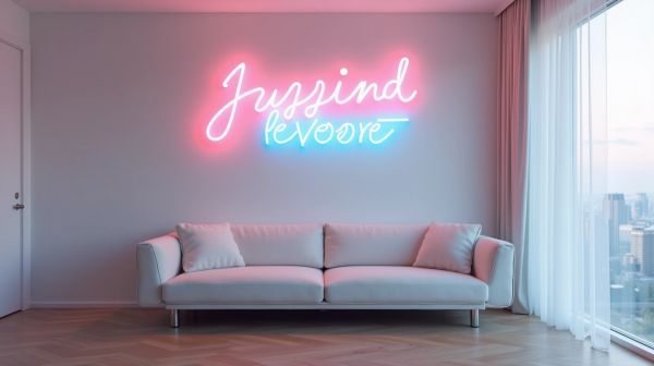 Complétez votre décoration avec un néon personnalisé adapté à vos envies