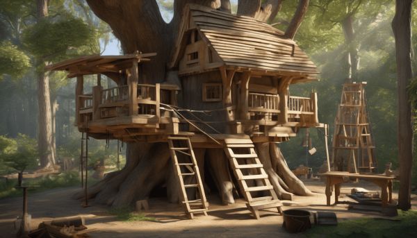 Réussir la construction d’une cabane dans les arbres